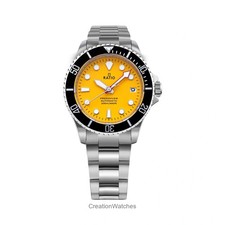 Ratio FreeDiver Yellow Dial Automatic Diver's 200M Men's Watch RTF044