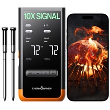 THERMOMAVEN G2 Wireless Thermometer - 2 Probe Set Standalone Base WiFi WT07