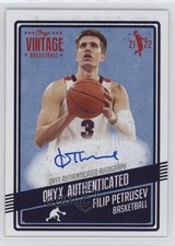 2021-22 Onyx Vintage Auto Filip Petrusev #VAFP Auto 0j81