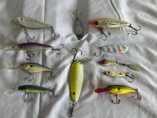 Fishing Lure Lot of 11 w/ many different types of lures. See Pics / Preowned