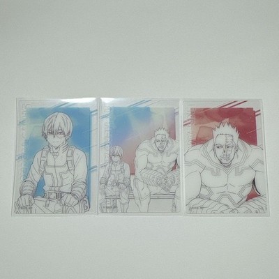 My Hero Academia Todoroki & Endeavor Trading Clear Card Set Anime Character Col