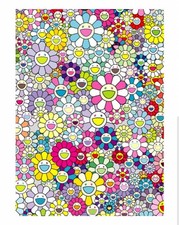 Takashi Murakami Champagne Supernova Multicolor + Pink white kaikai kiki ED300 