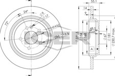 Bremsscheiben f&uuml;r Mercedes W163 03-05 1634230212