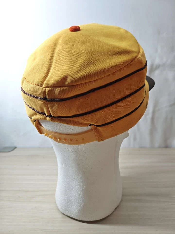 Gorra de béisbol vintage de los Padres de San Diego con espalda a presión amarilla marrón MLB para hombre años 80 Foto 4 de 4