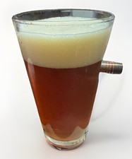 BenShot Pint Glass with 0.50BMG Bullet - 16oz | Made in the USA| MSRP $29.99