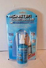 Monster Screen Clean TV Monitor LCD Display Cleaning Kit NOS