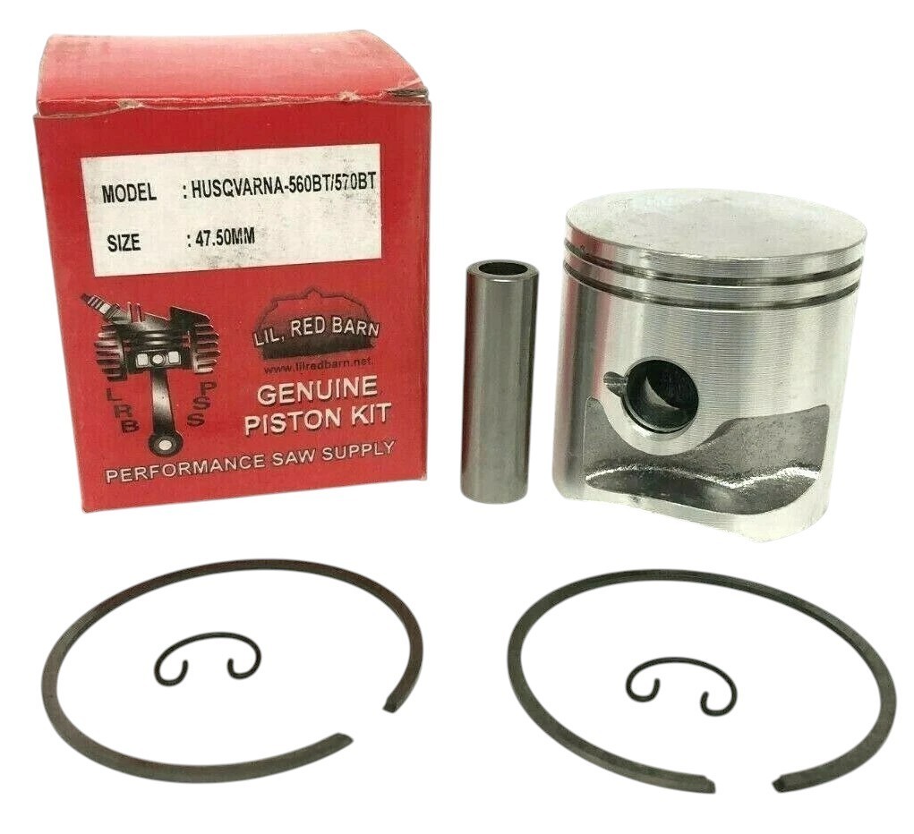NEW PISTON KIT 47.5MM FITS HUSQVARNA 560 BFS, 560 BTS, 570 BTS, 570 BFS BLOWERS