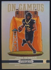 2021 NCAA Panini Prizm Draft FB On Campus Insert Case Hit Chase Jamie Newman RC