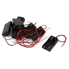 8Pack 8" Spring Clip 2 x AA 1.5V Battery Holder Case Storage Box