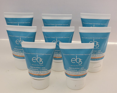 8 pk eb5 Exfoliating AHA Cleansing Lotion 0.75 oz Gentle Cleanses & Moisturizes