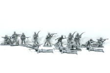 Army Figurines Grey Plastic Lot 1