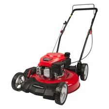 Efficient 2-in-1 Gas Lawn Mower: PowerSmart 21”, 144cc, Mulching Push
