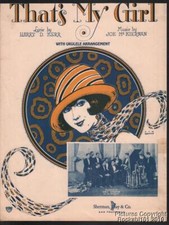 1924 Kerr & McKiernan / Dave Harman Orch Sheet Music   That's My Girl