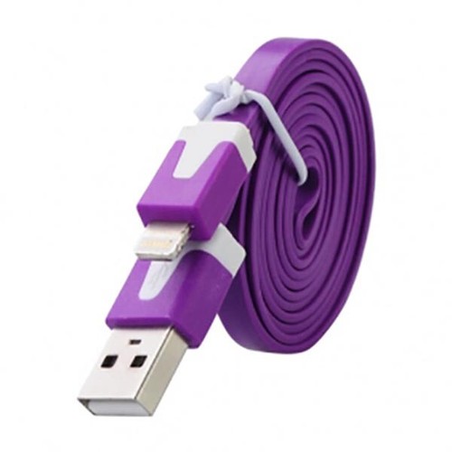 Flat Noodle Charging & Data Sync Cable for iPhone 5 6S Plus iPad Air iPod - SR1 - 第 10/10 張圖片