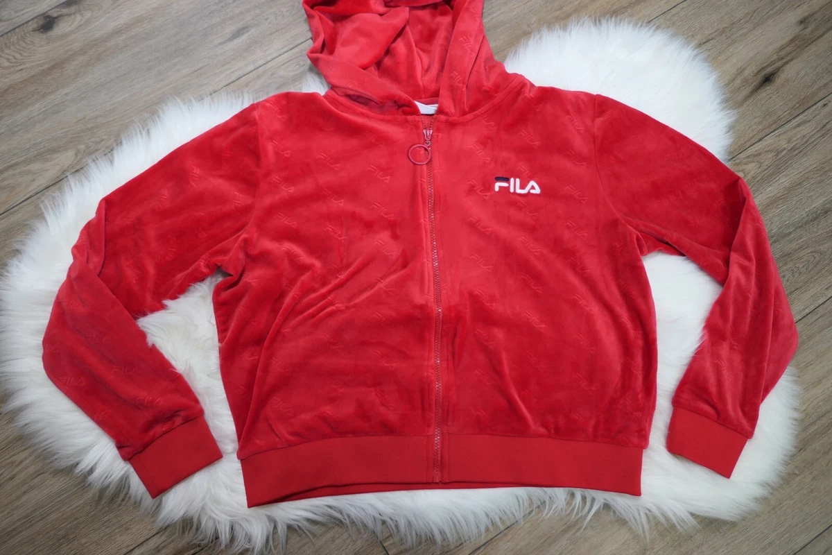 Women's fila best sale velour sweatsuit