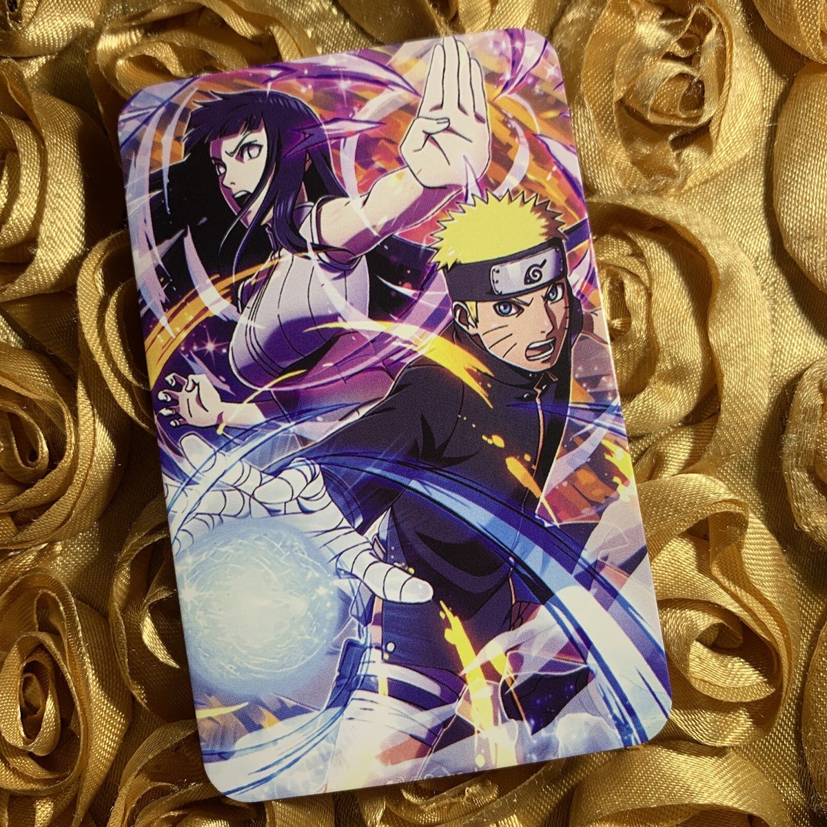 HINATA HYUGA NARUTO & SASUKE Goddess Story Anime WAIFU Card CCG