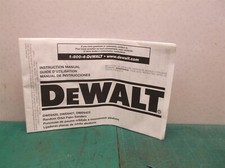 Instruction Manual for Dewalt Random Orbital Sander DWE6420,DWE6421,DWE6423