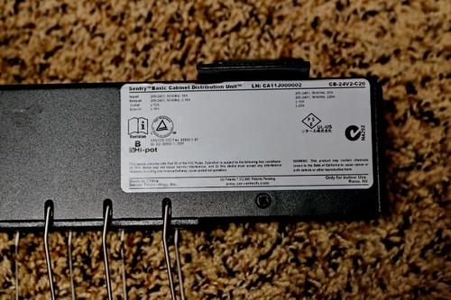 Sentry Cabinet Power Distribution or Expansion Unit PDU 24 Outlets CB-24V2-C20 - Picture 5 of 6