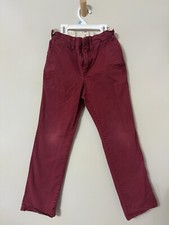Boys Gap Kids Chino Pants Size 8 Husky Red