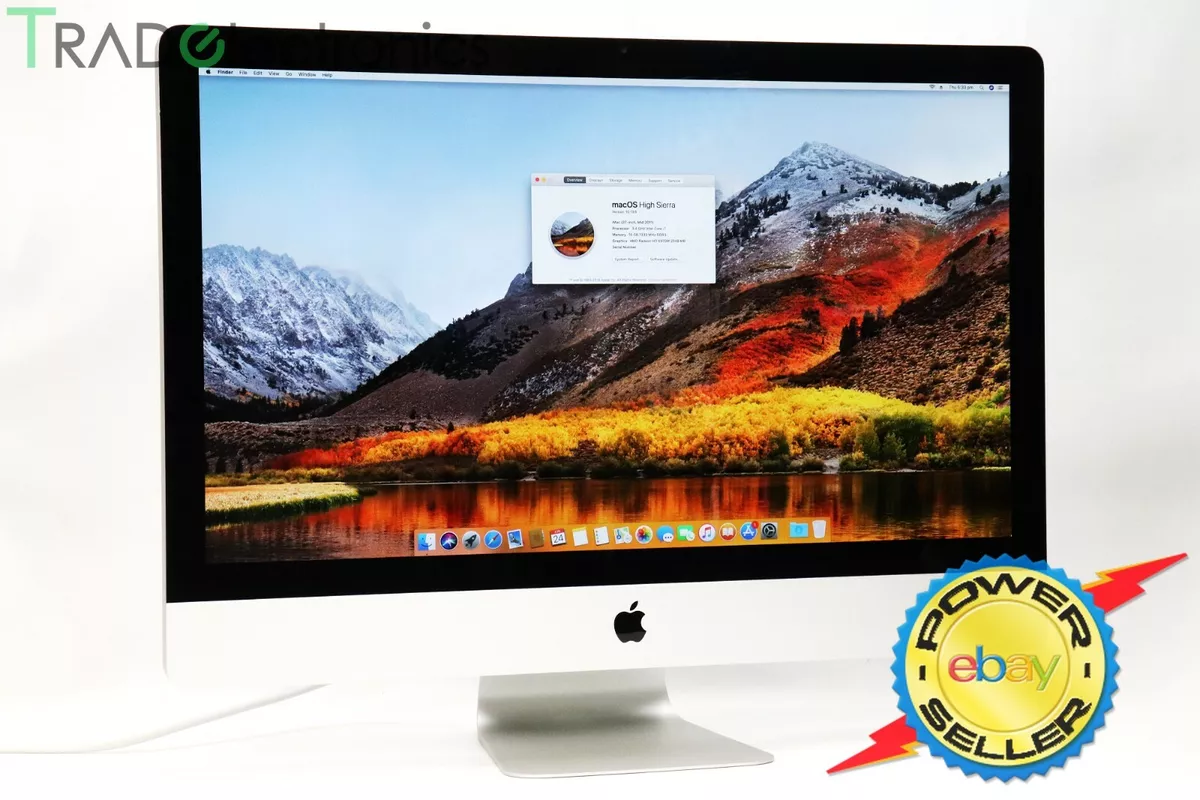 (👍A)Mid 2011 Apple iMac 27” i5 3.4Ghz 16GB 2TB HDD Radeon 6970M DVD/IR Keyboard