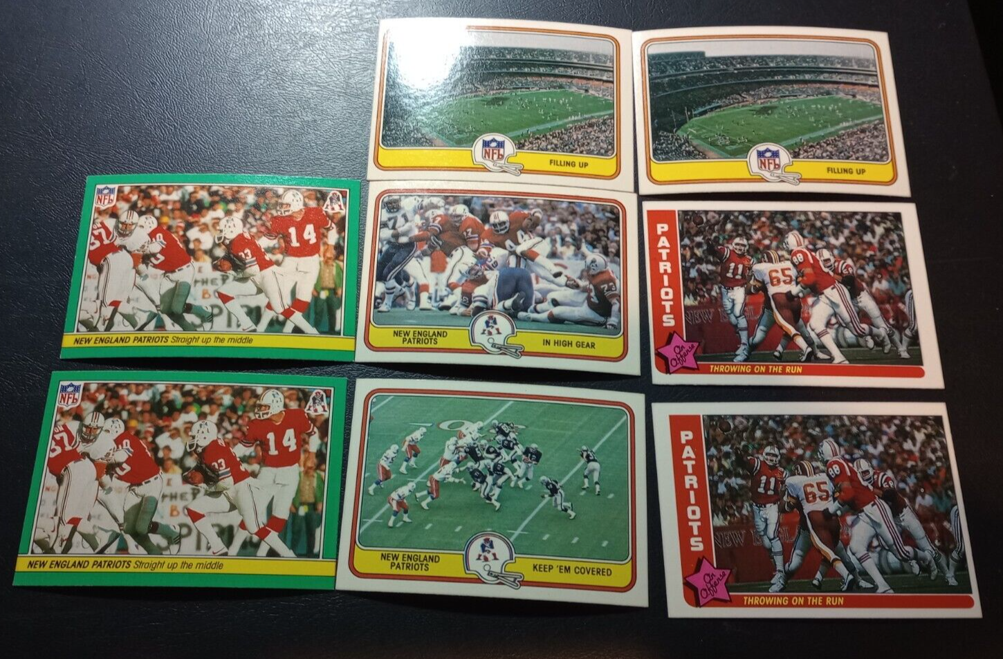 1985 Patriots Roster NEW ENGLAND PATRIOTS lot 8 - 1981, 1984, 1985 FLEER TEAM ACTION | eBay