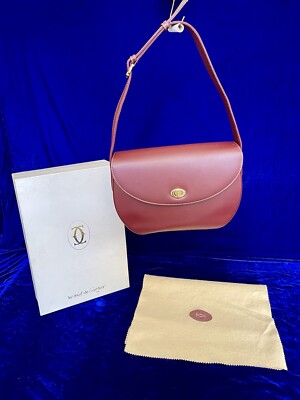 Cartier Bag Shoulder Vintage New Crossbody Leather Bag Case Holder Pouch  Bag Box