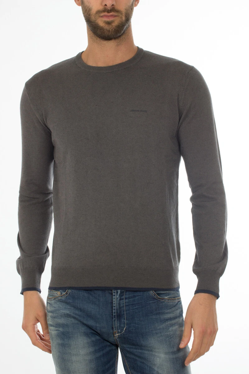 Armani Jeans AJ Sweater REGULAR FIT Man Grey 8N6M956M13Z 956 Sz.S