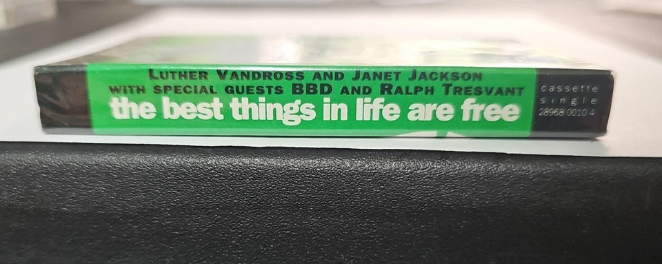 Luther Vandross ‐ The Best Things In Life Are Free Cassette Single SEALED Janet  - Image 4 of 4