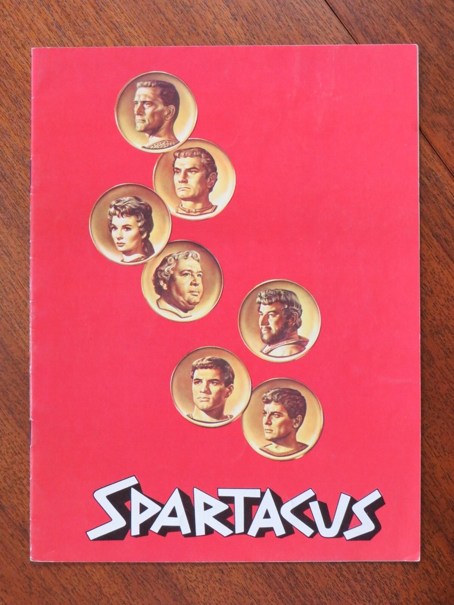 Spartacus original 1960 souvenir movie program UK