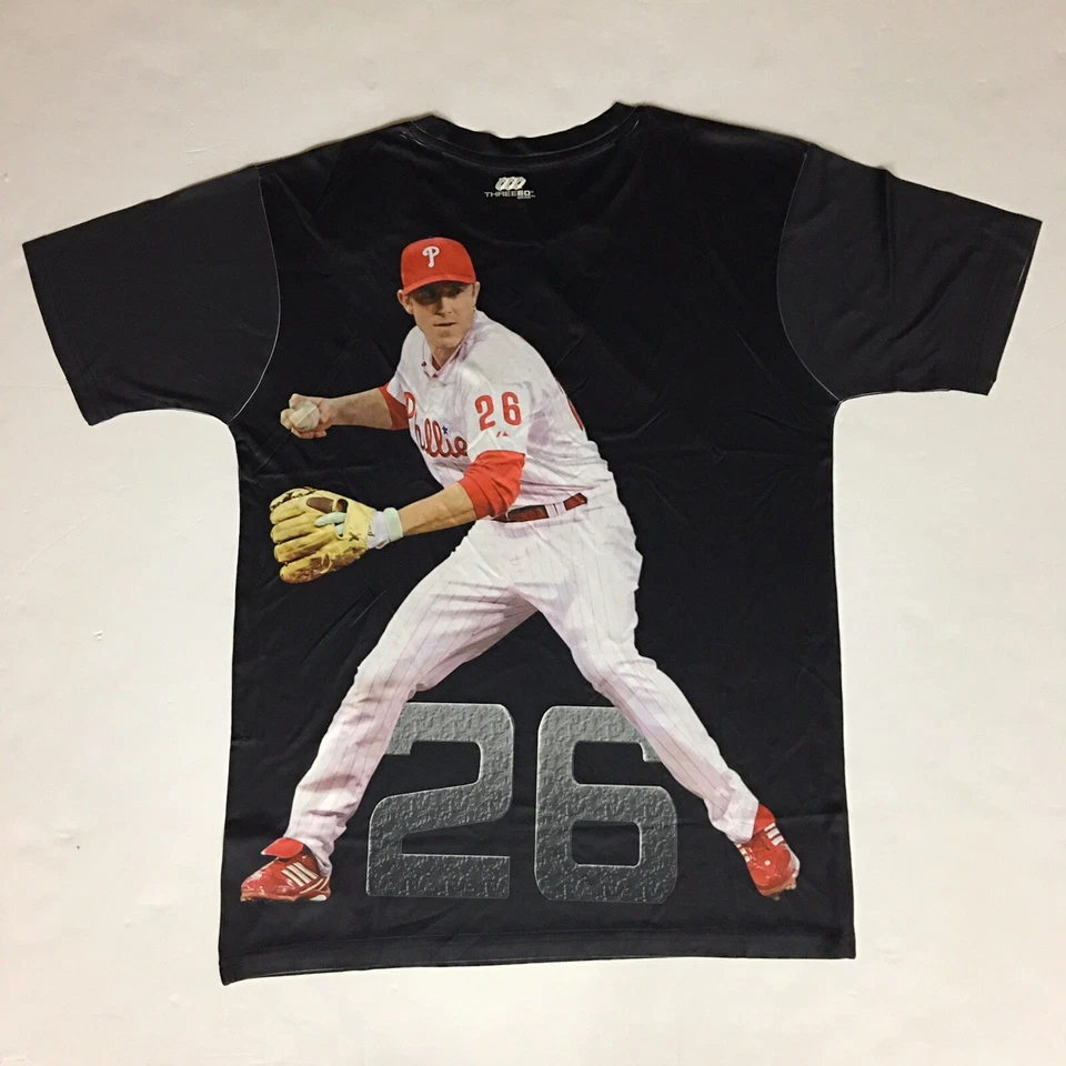 Men's CHASE UTLEY Philadelphia Phillies Double-Sided Graphic Polyester Tee-Shirt - Image 3 of 4