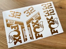 FOX 32 PERFORMANCE ELITE 2022 Decals Stikers