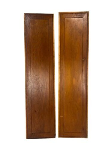 4 Wooden Door Panels, Cupboard Furniture Architectural Salvage, Arts Crafts A75, - Picture 5 of 9