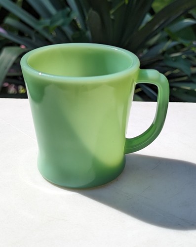 Fire King Jadeite D Handle - Picture 2 of 4