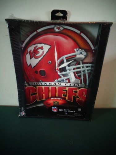 WINCRAFT SPORTS NFL KANSAS CITY CHIEFS WALL CLOCK MAN CAVE - 第 1/3 張圖片