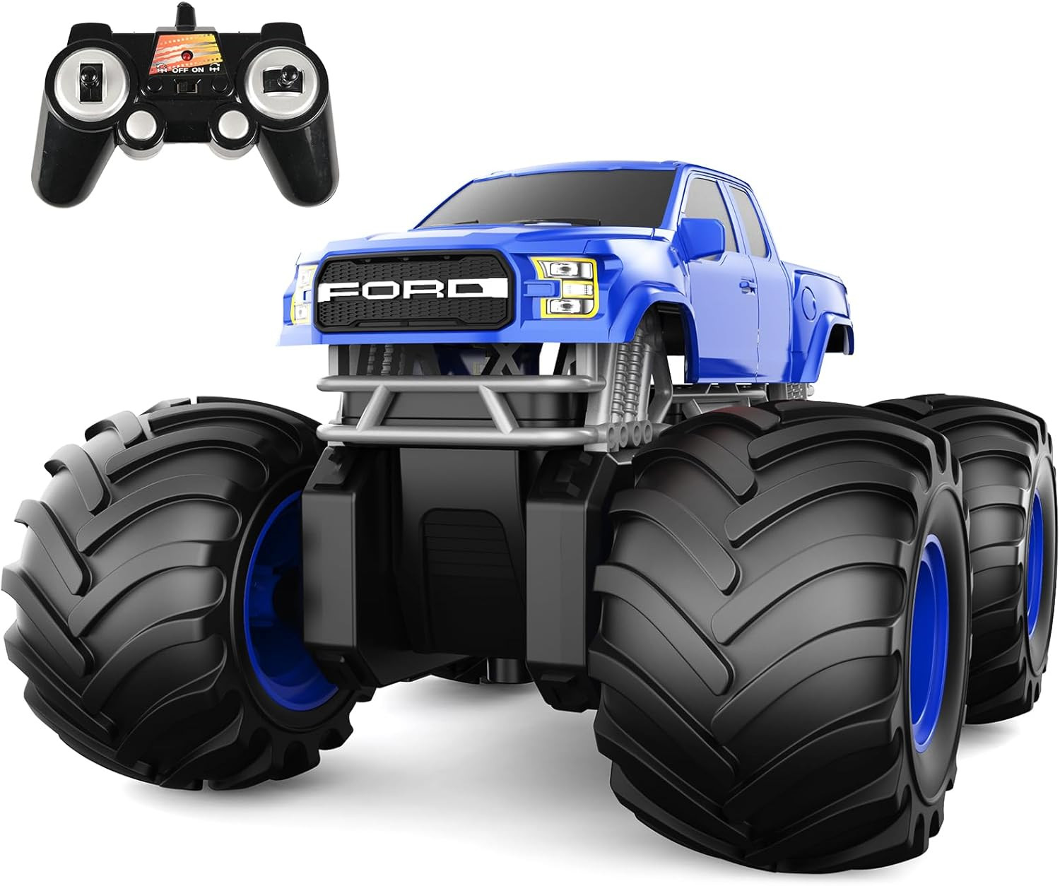 Двухместный E Ford Amphibious Автомобиль с дистанционным управлением RC Truck Водонепроницаемый RC Monster Truck