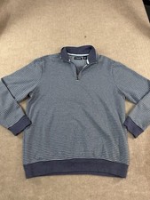 Chaps Mens Sweatshirt Pullover Long Sleeve 1/4 Zip Size XL