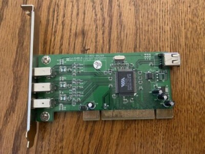 IEEE-1394 Triple Firewire PCI Card, three external, one internal, six-wire ports