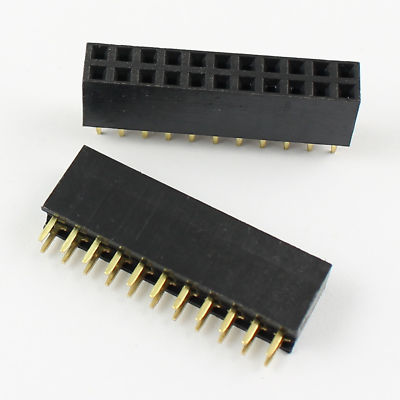 10Pcs 2.54mm 2x11 Pin 22 Pin Female PCB Double Row Straight Header Strip
