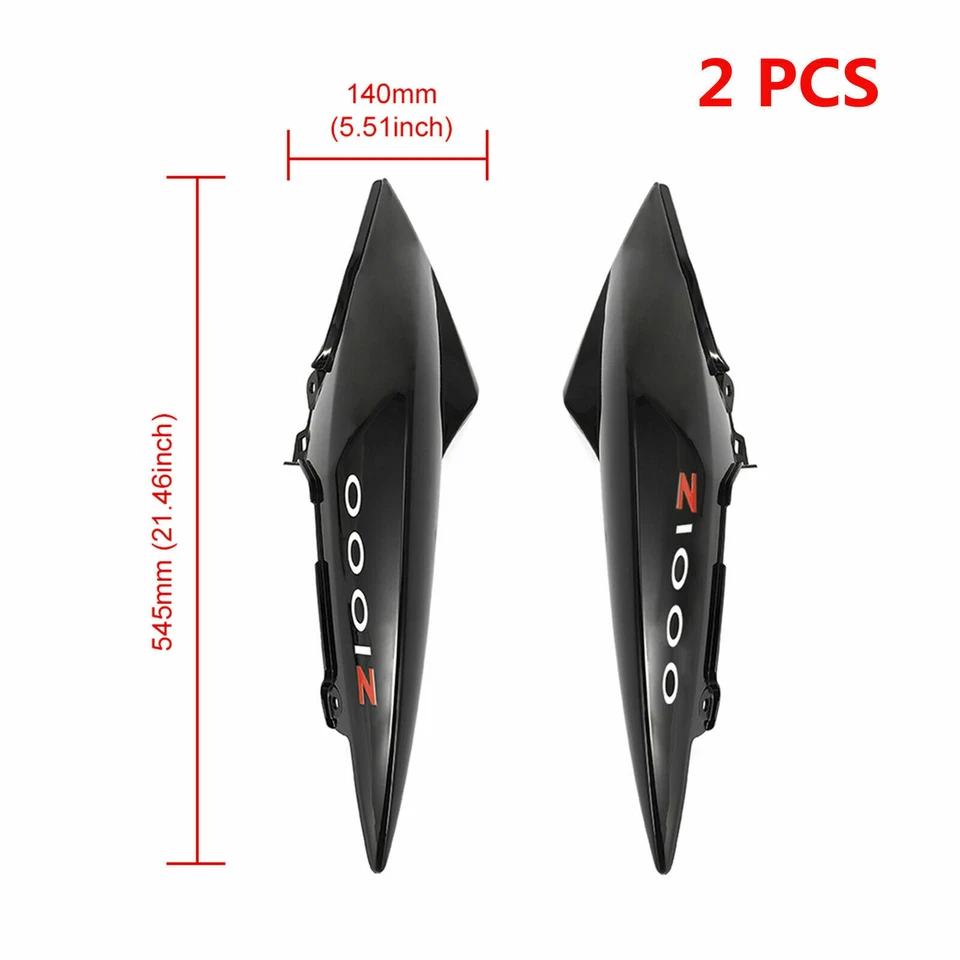 Para Kawasaki Z1000 2007-2009 Z1000 Asiento Trasero Lateral Trasero Carenado Cubierta Capucha Foto 2 de 4
