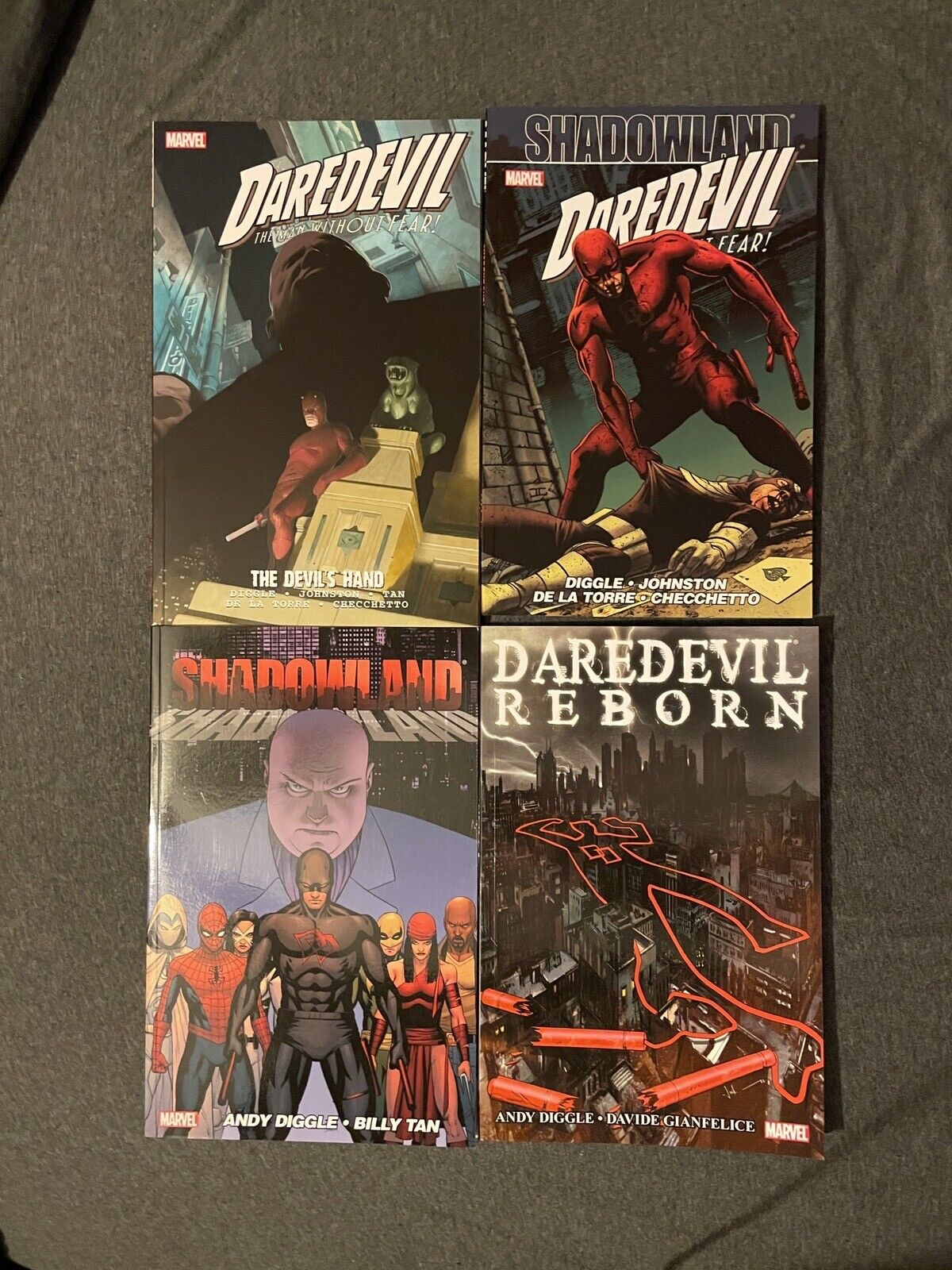Daredevil Shadowland TPB Lot (Devil’s Hand, Shadowland, Daredevil Reborn, etc)