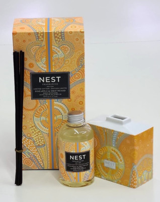 Nest Fragrances Pineapple & Driftwood Limited Edition Reed Diffuser 5.9 fl oz