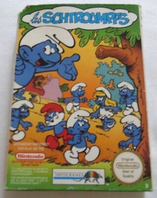 les Schtroumpfs authentique version originale nintendo nes boite abim&eacute;e