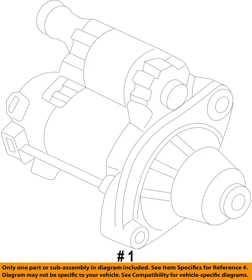 Motor de arranque usado serve: 2014 Honda Ridgeline 3.5 grau A - Imagem 4 de 4