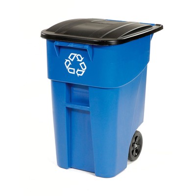 Rubbermaid Brute174; Recycling Rollout Container 50 Gallon
