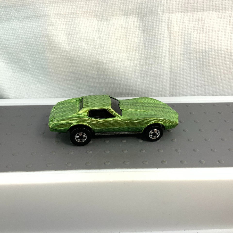 Vintage Hot Wheels Gleam Team 1975 Chevy Corvette Stingray Green Mint