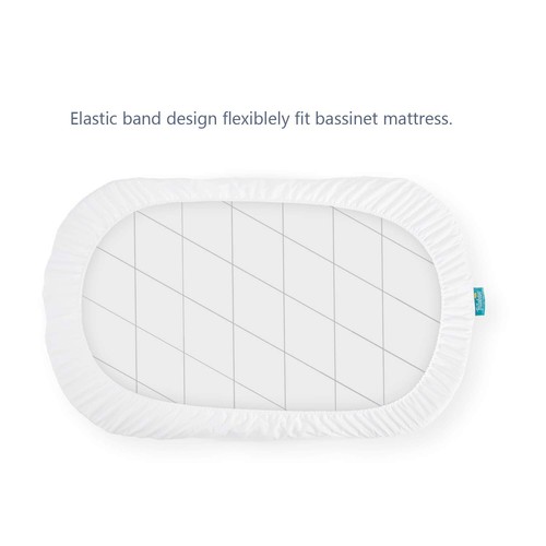 Protector de colchón para moisés, se adapta a moisés UPPAbaby de 13" x 30" y sueño inteligente Snoo - Imagen 5 de 10