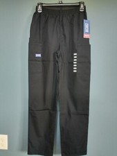 Cherokee Women's BLACK Natural Rise tapered Pull-On Cargo Pant 4200 Size XS
