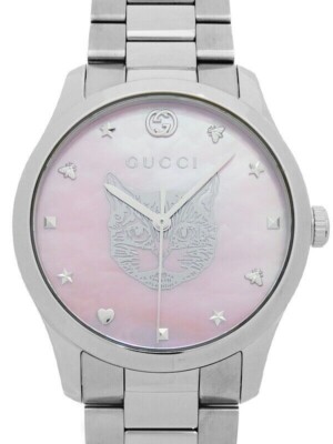 GUCCI(グッチ) G-Timeless Pink Mother of Pearl Ladies Watch gucci-gtimeless-quartz-pink-