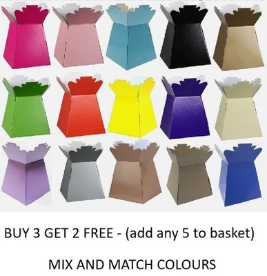 Living Vase Florist Bouquet Box Easter Flower Sweet Boxes - BUY 3 AND GET 2 FREE