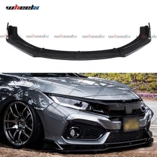 Wheelx Front Bumper Lip Spoiler Kit For Honda Civic 2016-2020 Carbon Fiber Look Wheelx Front Bumper Lip Spoiler Kit For Honda Civic 2016-2020 Carbon Fiber Look